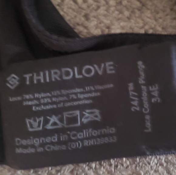 Thirdlove bra Lace Contour Plunge 34E - Picture 2 of 2